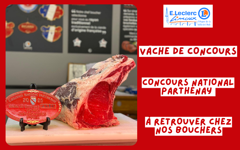 ARRIVAGE D'UNE VACHE DU CONCOURS PARTHENAY ! À RETROUVER EN CE MOMENT À LA BOUCHERIE