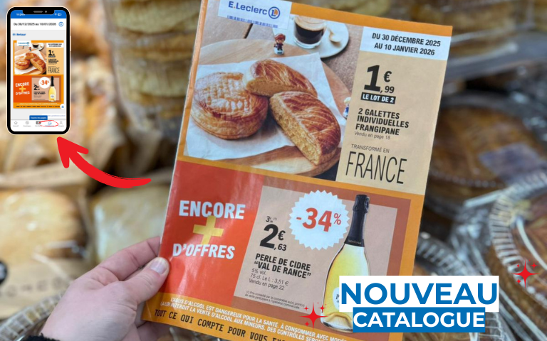 LE NOUVEAU CATALOGUE DE LA SEMAINE EST DISPONIBLE SUR L'APPLI MON E.LECLERC
