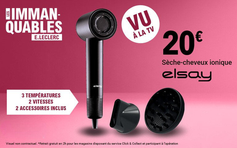 SÈCHE CHEVEUX ELSAY - 20€ SEULEMENT - EN CE MOMENT EN MAGASIN