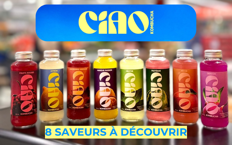 LE CIAO KOMBUCHA EST ARRIVÉ. 8 SAVEUR À TESTER. RDV EN MAGASIN. DANS LA LIMITE DES STOCKS DISPONIBLES