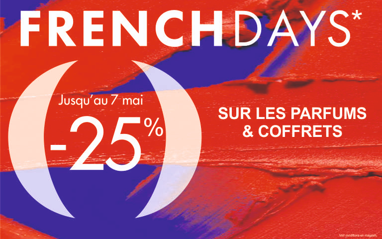 Profitez de -25% sur les Parfums & Coffrets dans votre Institut Parfumerie Une Heure Pour Soi Aurillac jusqu'au jeudi 7 Mai.   De quoi vous faire plaisir ou préparer la fête des mères à Petit Prix.