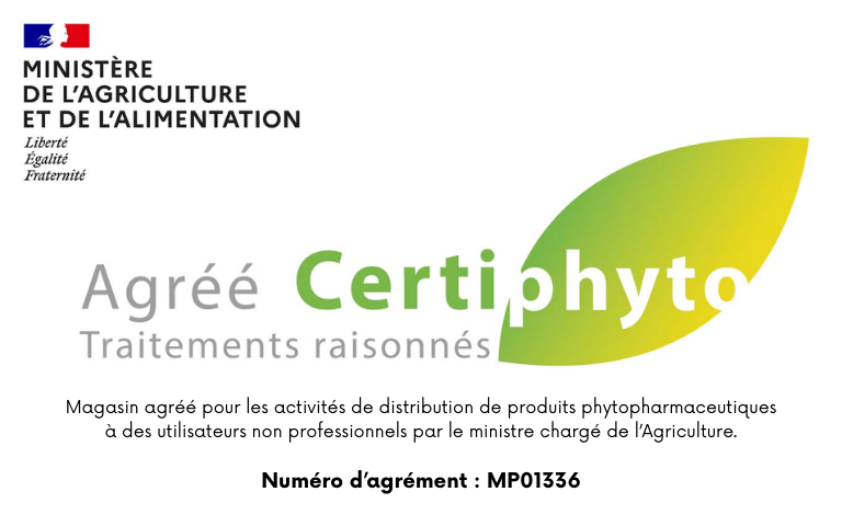 Agrément Certiphyto N° MP01336