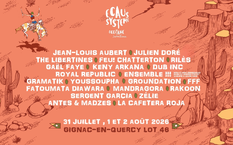 Festival Ecaussyteme 2026 - Retrouvez les billets à l'accueil du magasin 
