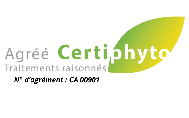 Nous avons le plaisir de vous informer que notre établissement est officiellement détenteur de l'agrément phytosanitaire.  Certification : Certiphyto  Numéro d'agrément : CA 00901  Cette certification garantit que nos équipes sont formées et habilitées à vous conseiller sur l'utilisation sécurisée et responsable des produits, dans le respect de la santé et de la biodiversité.
