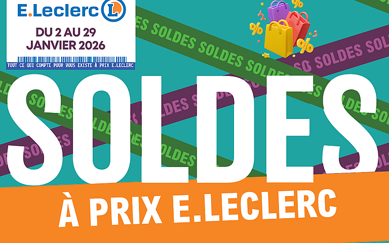 SOLDES à prix E.Leclerc du 2 au 29 Janvier 2026 !