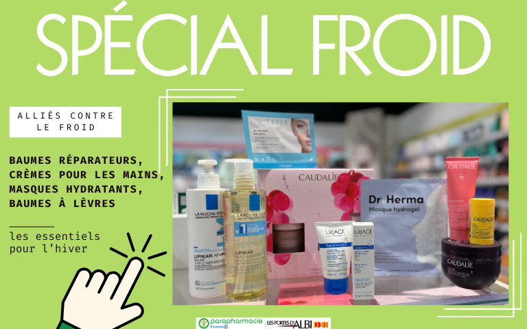 Avec cet hiver, découvrez les produits essentiels contre le froid, à la parapharmacie 