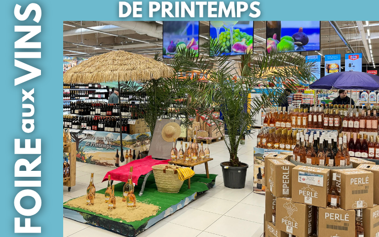 La foire aux vins de printemps disponible en magasin. 