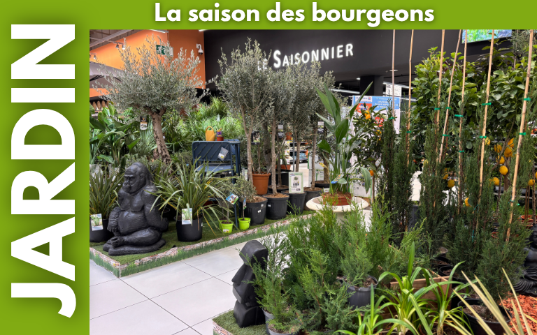 Profitez des allées printanières pour arborer votre extérieur jusqu'au 4 avril  !