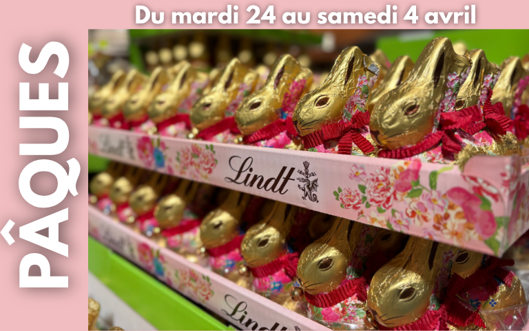 Pâques débarque en magasin jusqu'au 4 avril. Découvrez une sélection de chocolat de Pâques. 