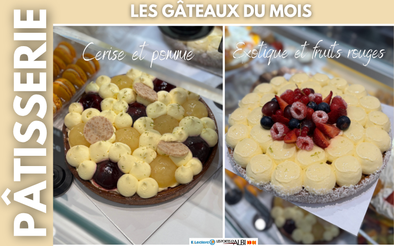 Nouveau : Les gâteaux du mois dans votre pâtisserie !