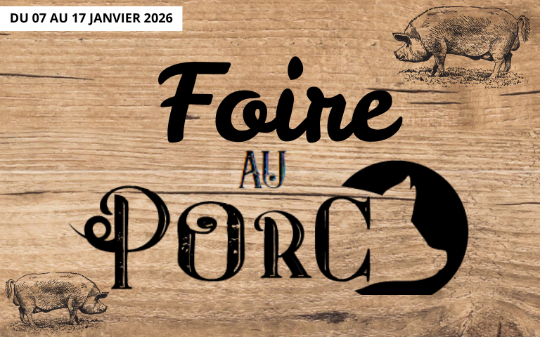 Retrouvez la foire au porc dans votre centre E.Leclerc Eauze du 07 au 17 janvier !