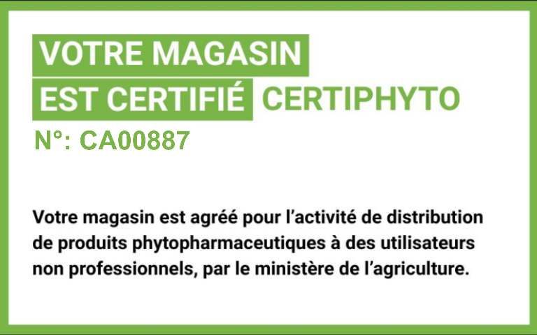 Certificat phytopharmaceutiques