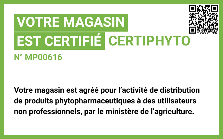 N° agrément magasin certiphyto