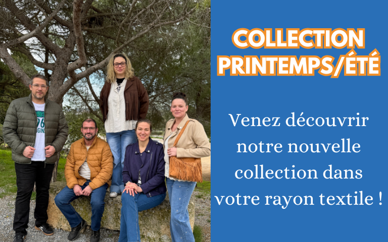 Nouvelle collection printemps/été dans votre rayon textile