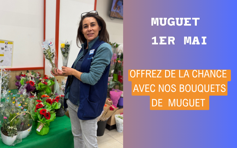 Offrez de la chance avec nos bouquets de muguet à retrouver directement en magasin 