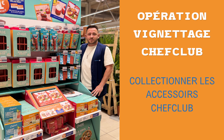 opération vignettage chefclub. Venez collectionner les accessoirs de cheflcub 