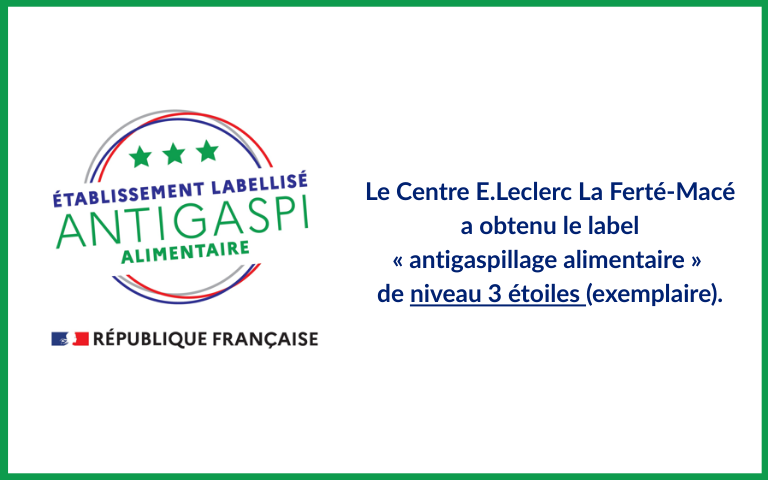 Certification "AntiGaspi Alimentaire"