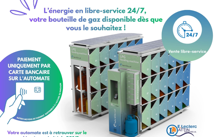 Votre Bouteille de GAZ Accessible 24h/24