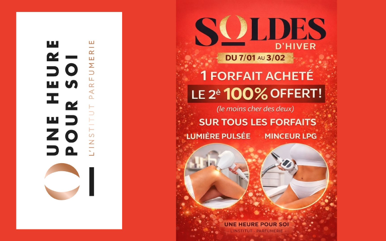 SOLDES D'HIVER DANS VOTRE INSTITUT
