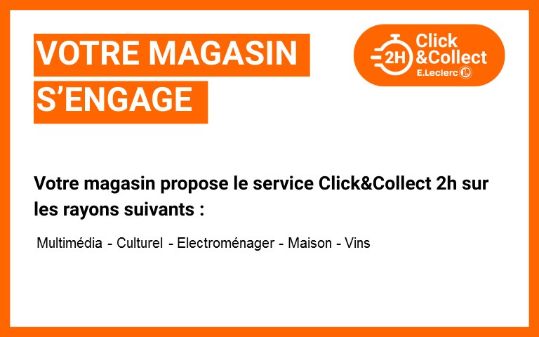Certification click&collect 2026 E.Leclerc Châtellerault