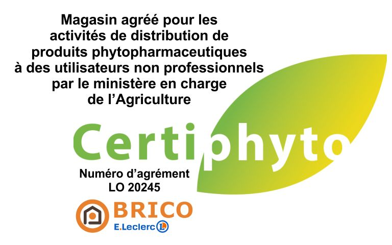 Agrément phytopharmaceutique du Brico E.Leclerc