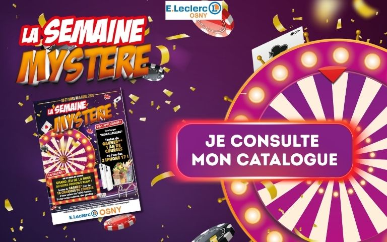 Semaine mystère je consulte le catalogue
