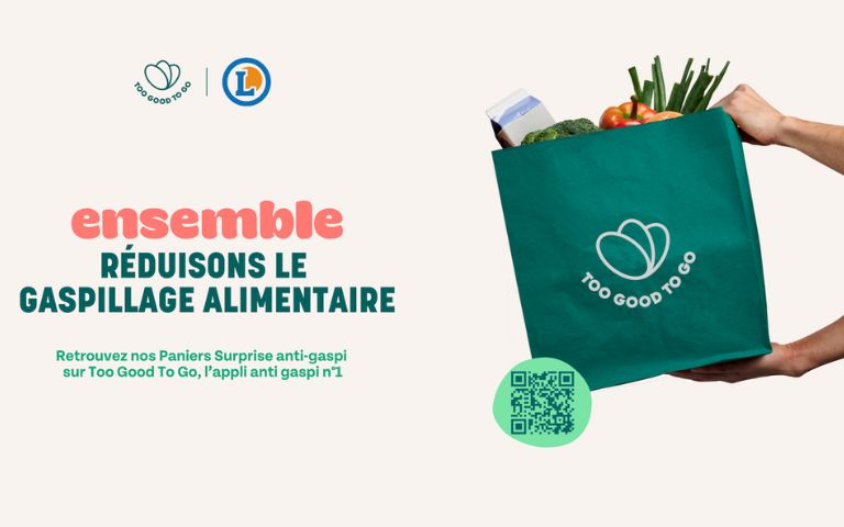 Retrouvez nos paniers surprise anti-gaspi sur To Good To Go, l'appli anti-gaspi n°1