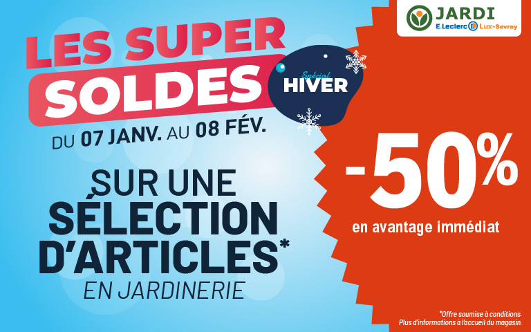 Les super soldes, spécial Jardinerie ! 