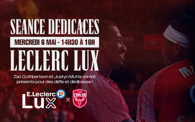 Fans de basket et supporters de l'Elan Chalon, réservez votre mercredi après-midi ! 