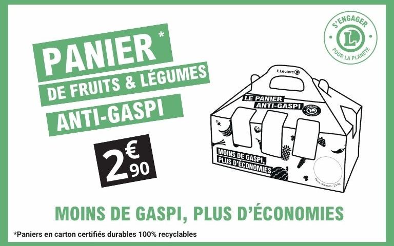 Panier anti-gaspi disponible dans votre E.Leclerc saint-orens