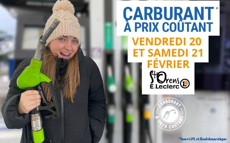 carburant à prix coûtant les 20 et 21 février