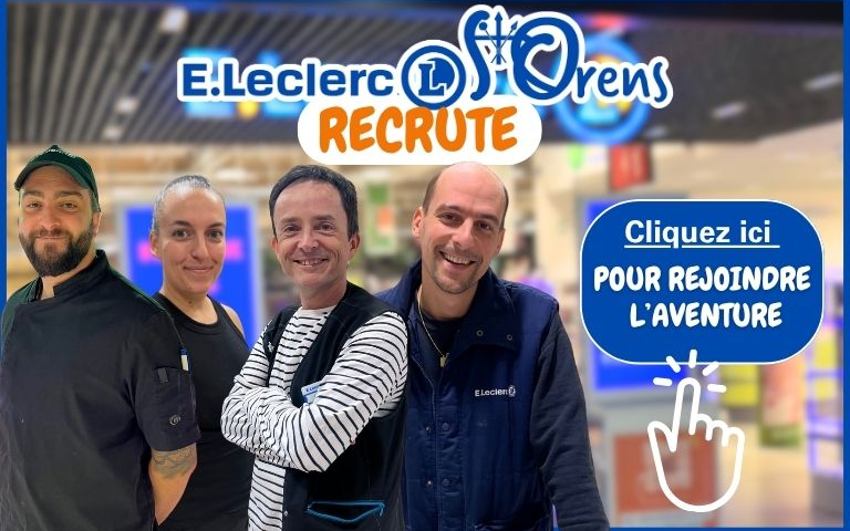 E.Leclerc Saint-Orens recrute 