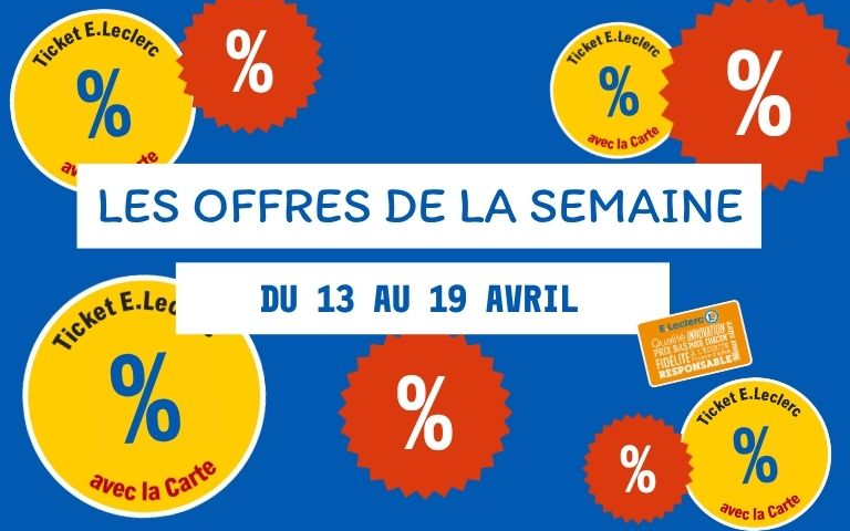 Les offres de la semaine