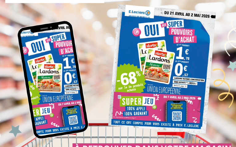 🗞 𝐂𝐀𝐓𝐀𝐋𝐎𝐆𝐔𝐄 𝐃𝐄 𝐋𝐀 𝐒𝐄𝐌𝐀𝐈𝐍𝐄 🗞  Retrouvez notre catalogue sur 👇🏻 📱 𝐥’𝐀𝐩𝐩𝐥𝐢𝐜𝐚𝐭𝐢𝐨𝐧 𝐌𝐨𝐧𝐥𝐞𝐜𝐥𝐞𝐫𝐜  Tout ce qu’il faut pour faire de belles affaires à prix leclerc 😄