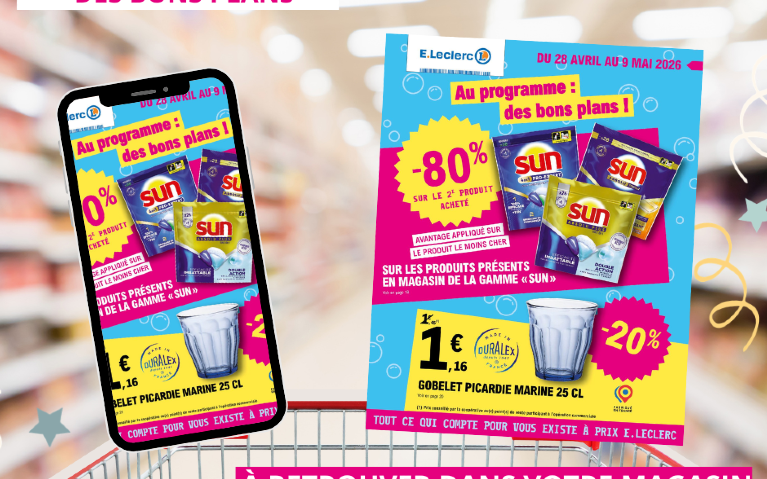 🗞 𝐂𝐀𝐓𝐀𝐋𝐎𝐆𝐔𝐄 𝐃𝐄 𝐋𝐀 𝐒𝐄𝐌𝐀𝐈𝐍𝐄 🗞  Retrouvez notre catalogue sur 👇🏻 📱 𝐥’𝐀𝐩𝐩𝐥𝐢𝐜𝐚𝐭𝐢𝐨𝐧 𝐌𝐨𝐧𝐥𝐞𝐜𝐥𝐞𝐫𝐜  Tout ce qu’il faut pour faire de belles affaires à prix leclerc 😄