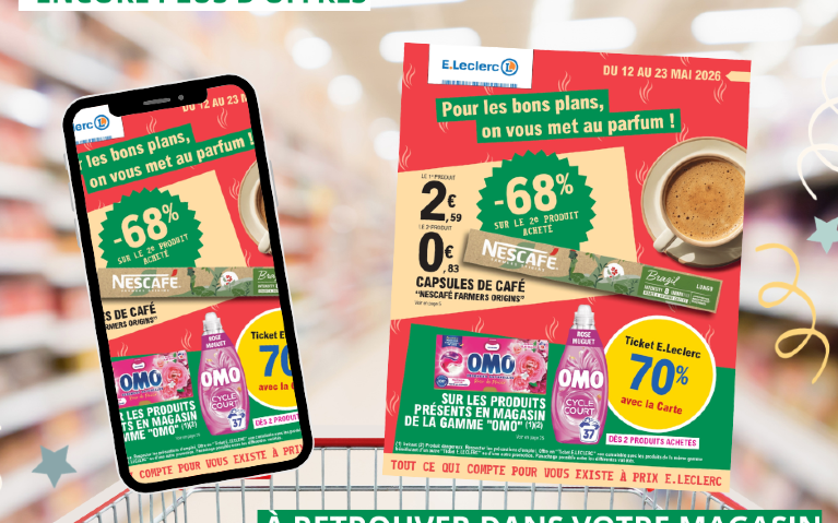 🗞 𝐂𝐀𝐓𝐀𝐋𝐎𝐆𝐔𝐄 𝐃𝐄 𝐋𝐀 𝐒𝐄𝐌𝐀𝐈𝐍𝐄 🗞  Retrouvez notre catalogue sur 👇🏻 📱 𝐥’𝐀𝐩𝐩𝐥𝐢𝐜𝐚𝐭𝐢𝐨𝐧 𝐌𝐨𝐧𝐥𝐞𝐜𝐥𝐞𝐫𝐜  Tout ce qu’il faut pour faire de belles affaires à prix leclerc 😄