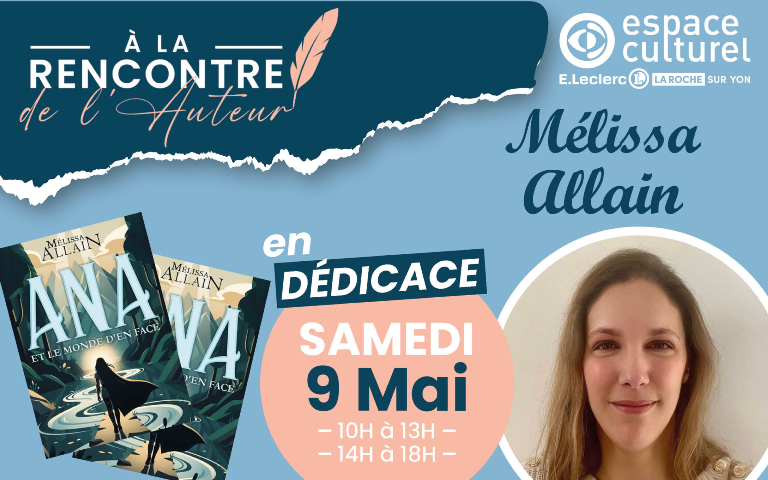 Le mois du polar du 1er au 25 avril. L'auteur Mélissa Allain en dédicace samedi 9 mai de 10h à 13h et de 14h à 18h à l'espace culturel.