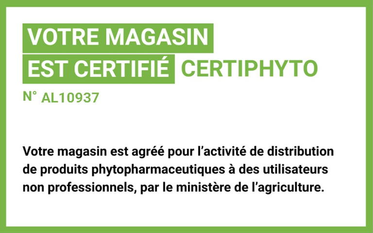 Certification produits phytosanitaires 2026 E.LECLERC MASEVAUX