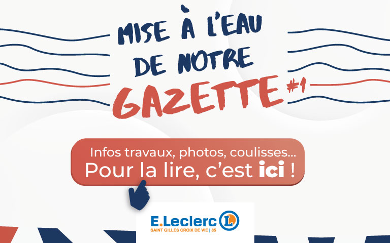 Mise à l'eau de notre gazette n°1 : Infos travaux, photos, coulisses... Pour la lire cliquez sur l'image !