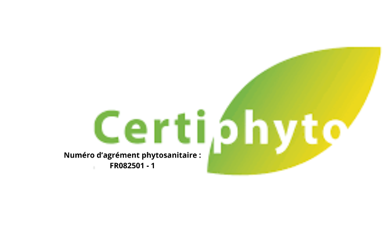 Numéro d'agrément phytosanitaire N° FR082501-1