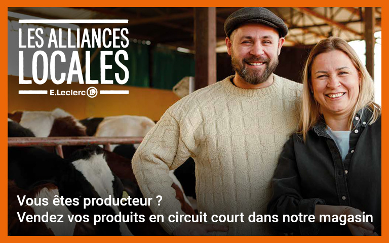 Vous êtes producteur ? Vendez vos produits en circuit court dans notre magasin.