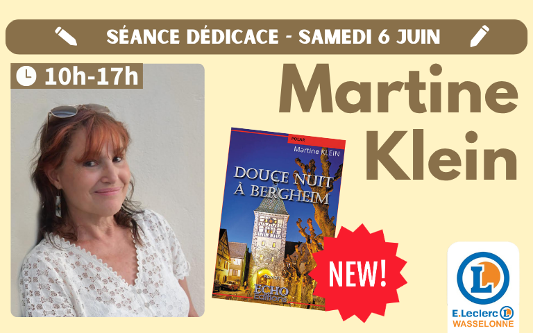 Séance dédicace Martine KLEIN