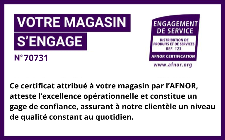 Certification de service