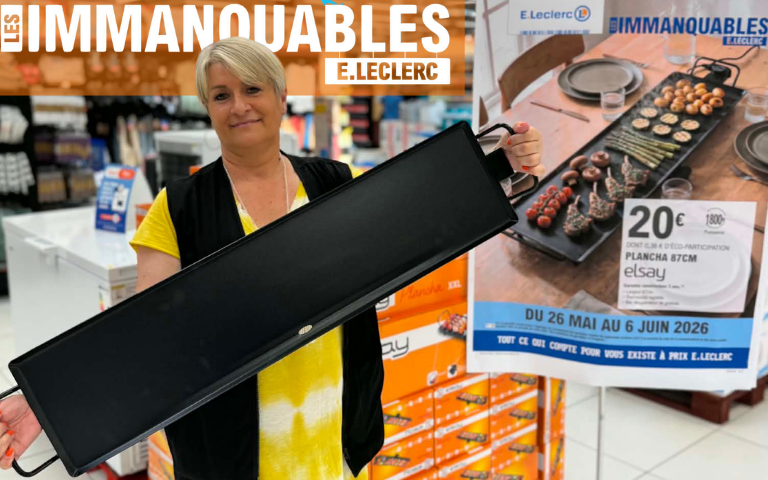 plancha Elsay 87cm à seulement 20€ jusqu'au 30 mai