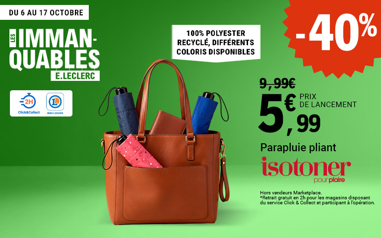 Parapluie Isotoner à -40%