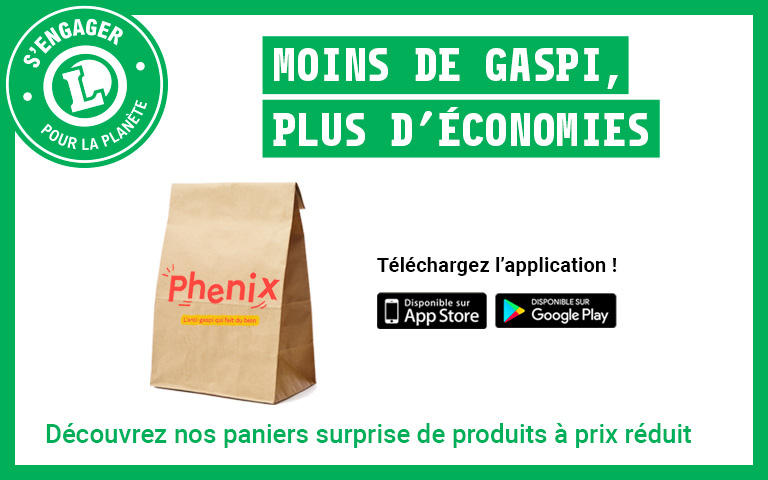 moins de gaspi plus d'économies découvrez nos paniers surprise de produits à prix réduit télécharger l'application phenix