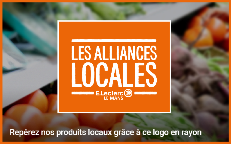 repérez nos produits locaux grâce à ce logo en rayon : logo alliances locales