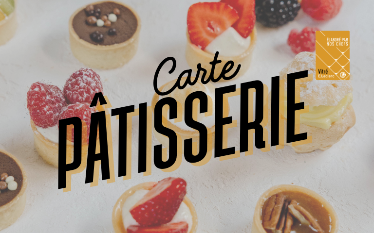carte pâtisserie en consultation