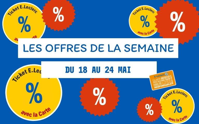 Les offres de la semaine 