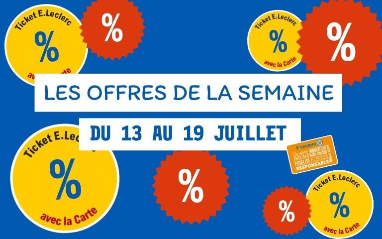Les offres de la semaine
